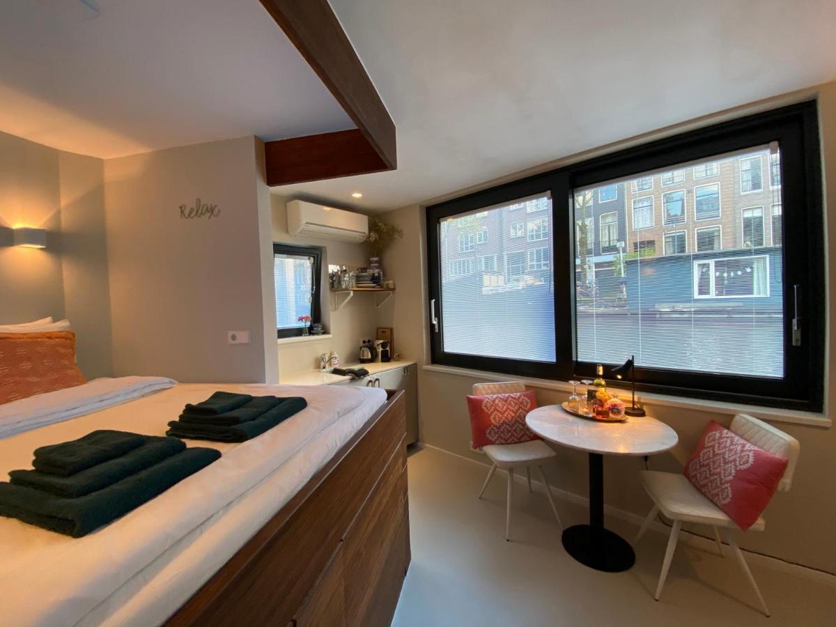 Houseboat Sophia Hotell Amsterdam Exteriör bild