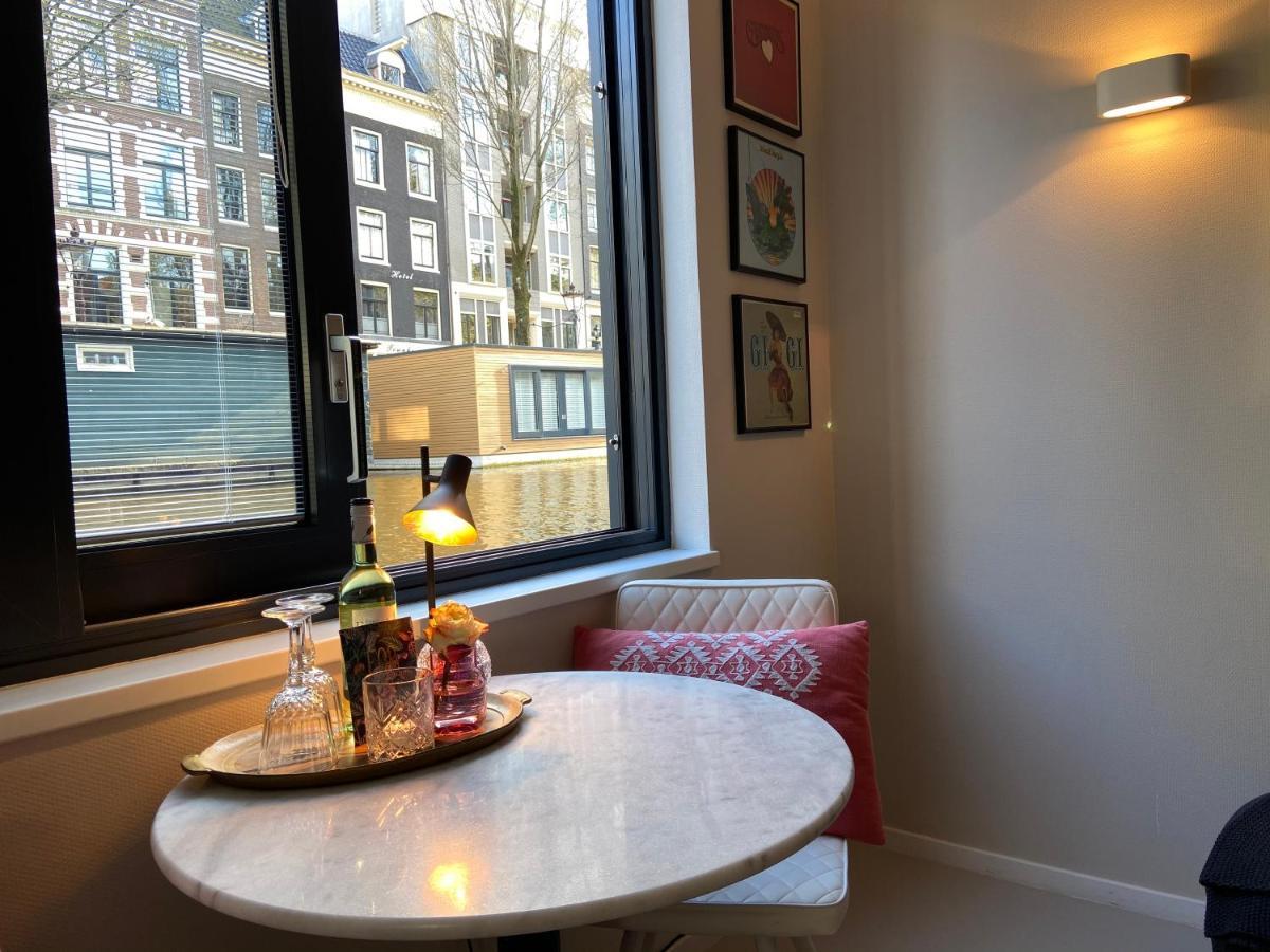 Houseboat Sophia Hotell Amsterdam Exteriör bild