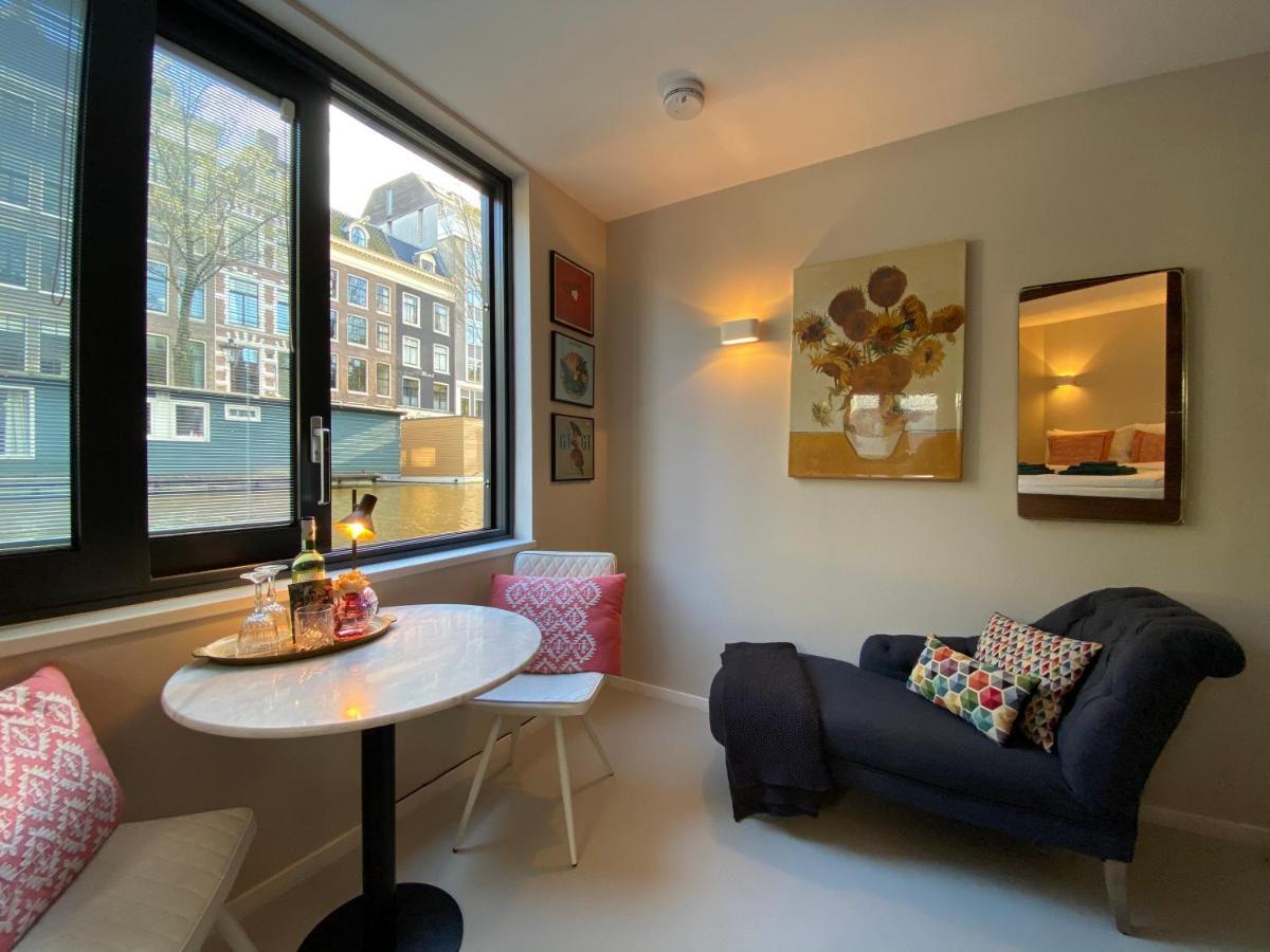 Houseboat Sophia Hotell Amsterdam Exteriör bild